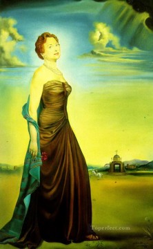  Surrealism Oil Painting - Portrait of Mrs Reeves Surrealism